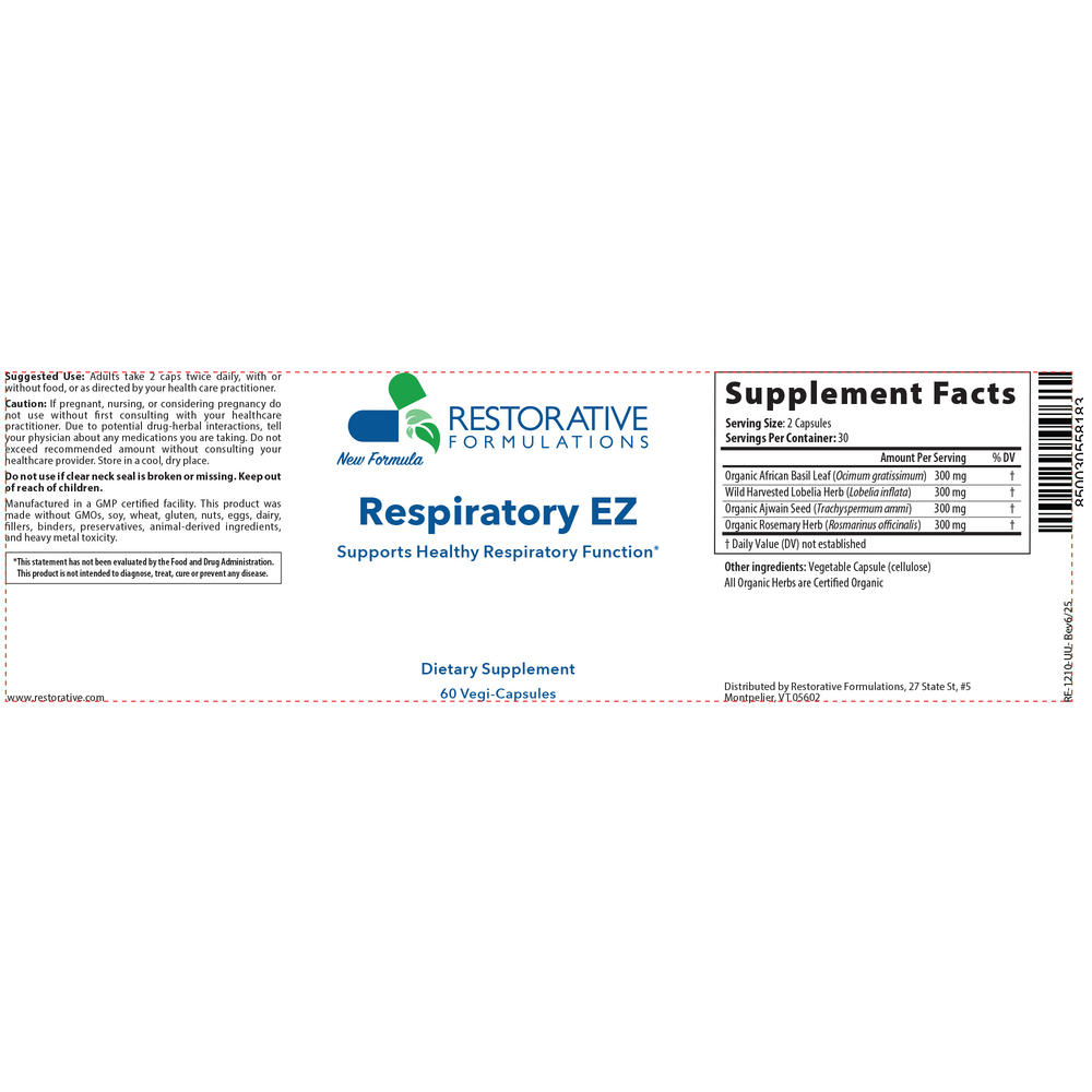 Product image for Respiratory EZ.