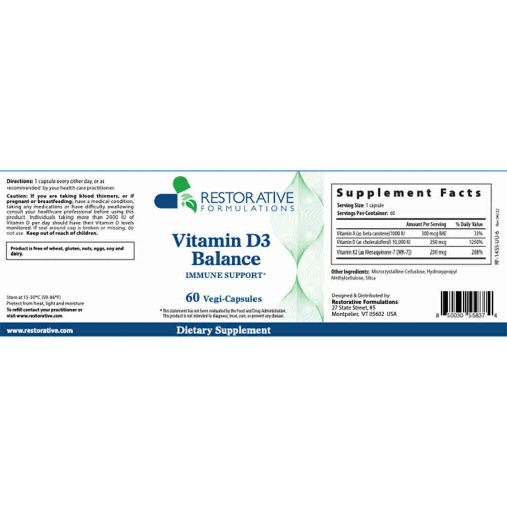 Product image for Vitamin D3 Balance.