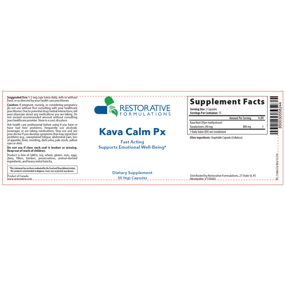 Product image for Kava Calm Px.