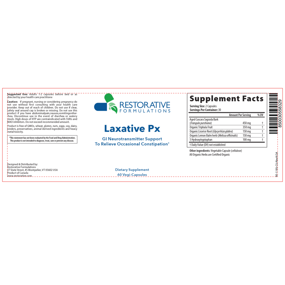 Product image for Laxative Px (Formerly Neuro-GI Px).