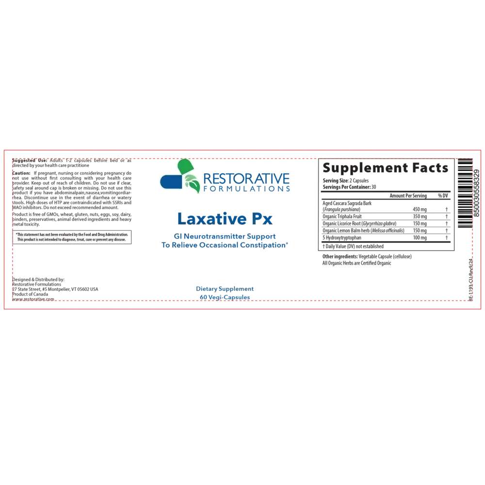 Product image for Laxative Px (Formerly Neuro-GI Px).