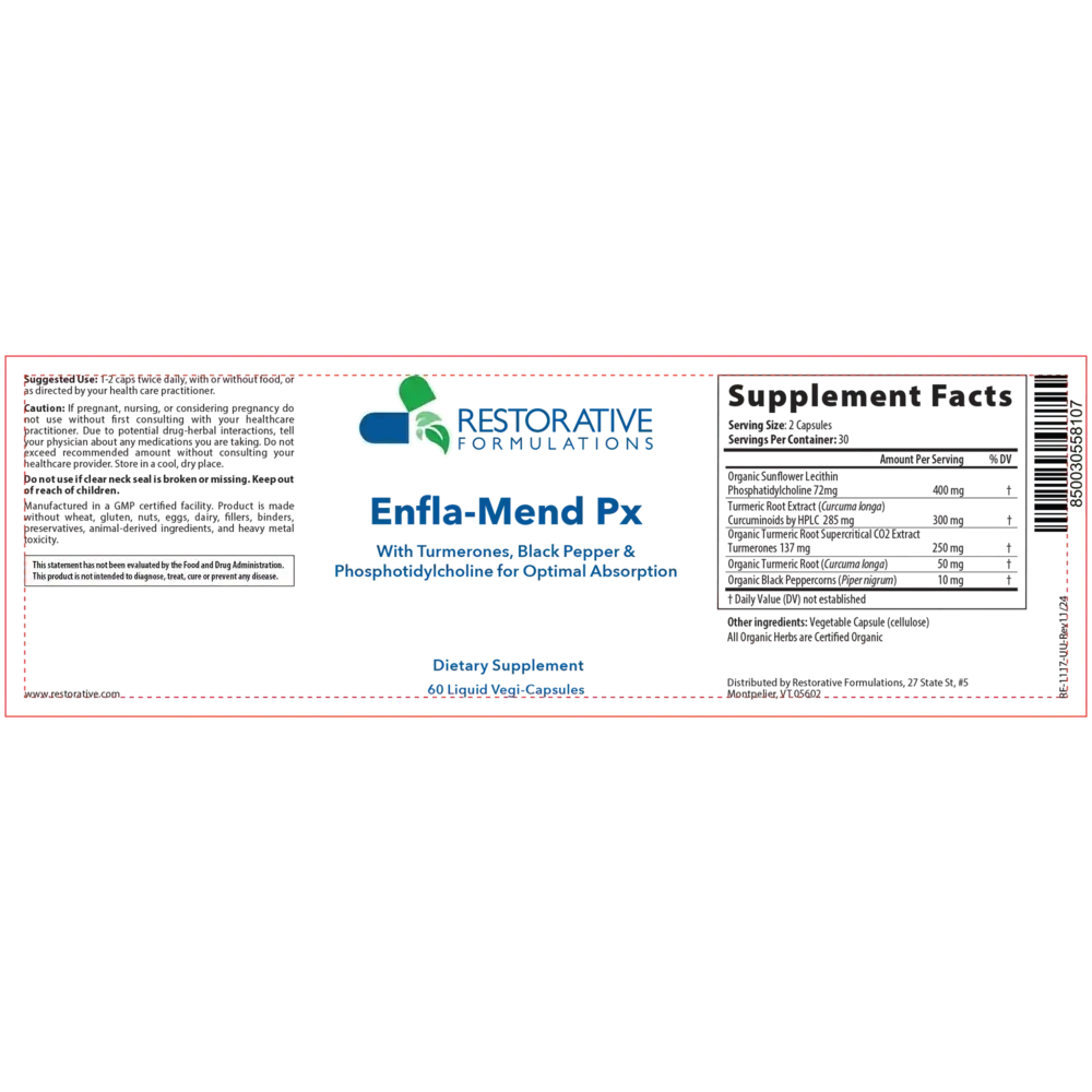 Product image for Enfla-mend Px.