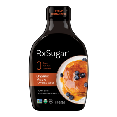 Product image for RxSugar Organic Maple Flavored Syrup (473 Milliliters). Discontinued.