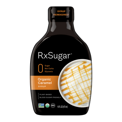 RxSugar Organic Caramel Syrup 473 Milliliters
