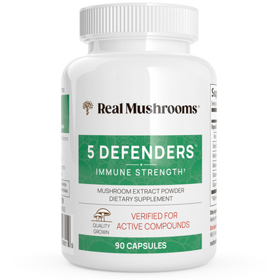 5 Defenders™ Mushroom Extract Blend Powder Capsules product image