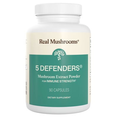 5 Defenders™ Mushroom Extract Blend Powder Capsules 90 capsules