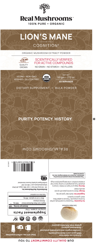 Product image for Lion's Mane Extract Powder.