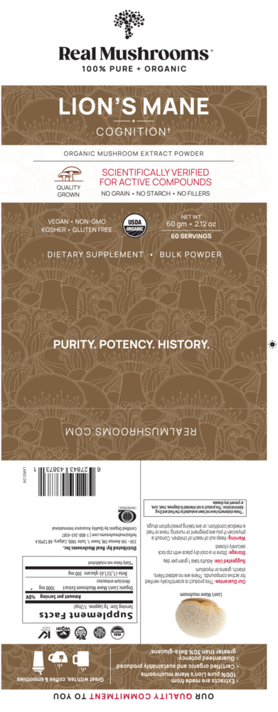 Product image for Lion's Mane Extract Powder.