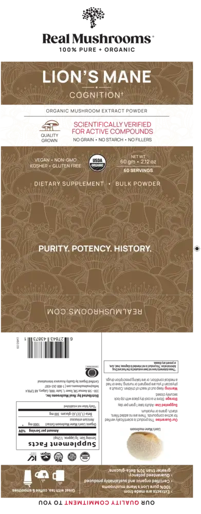 Product image for Lion's Mane Extract Powder.
