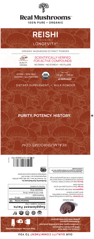 Product image for Reishi Mushroom Extract Powder.