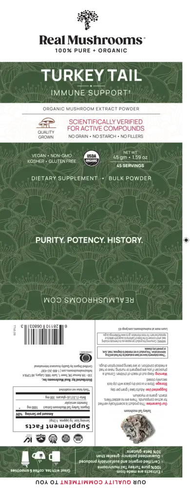 Product image for Turkey Tail Mushroom Extract Powder.