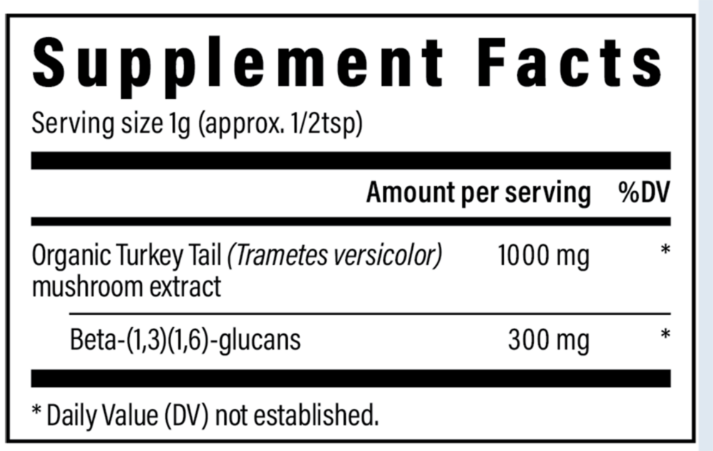 Product image for Turkey Tail Mushroom Extract Powder.
