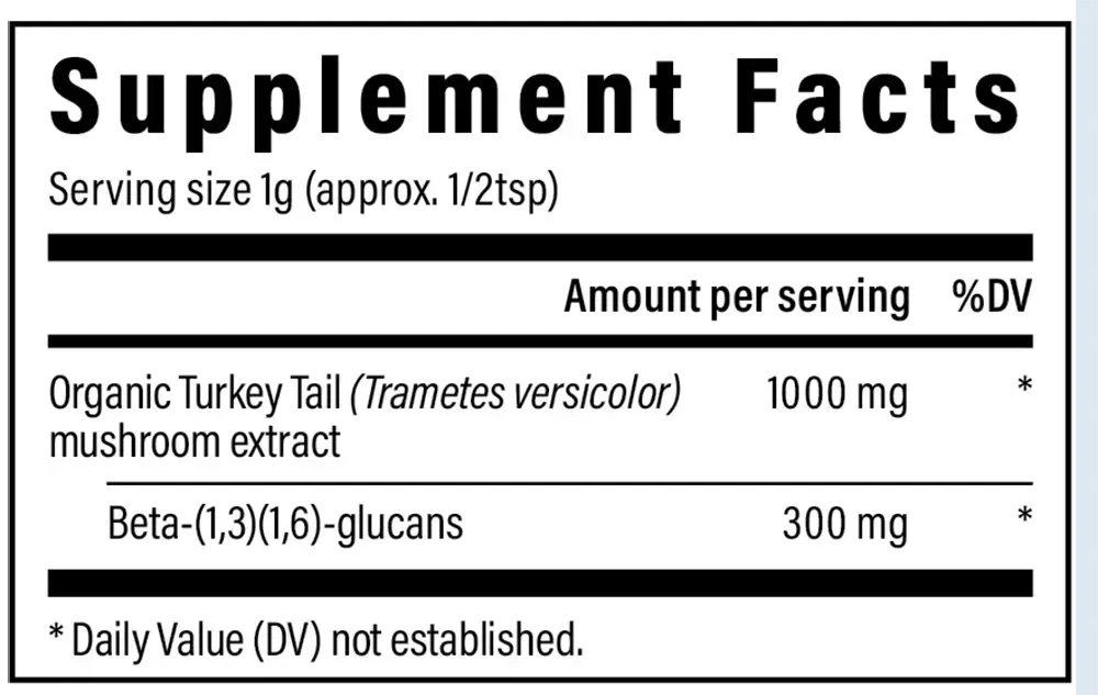 Product image for Turkey Tail Mushroom Extract Powder.