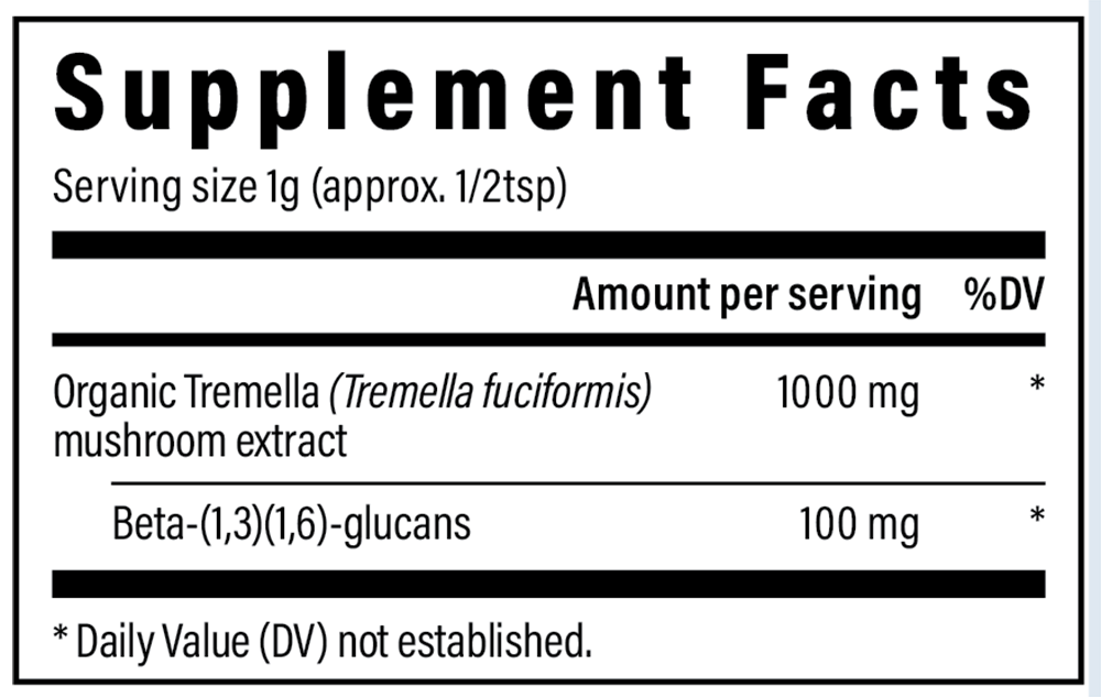 Product image for Tremella Mushroom Extract Powder.