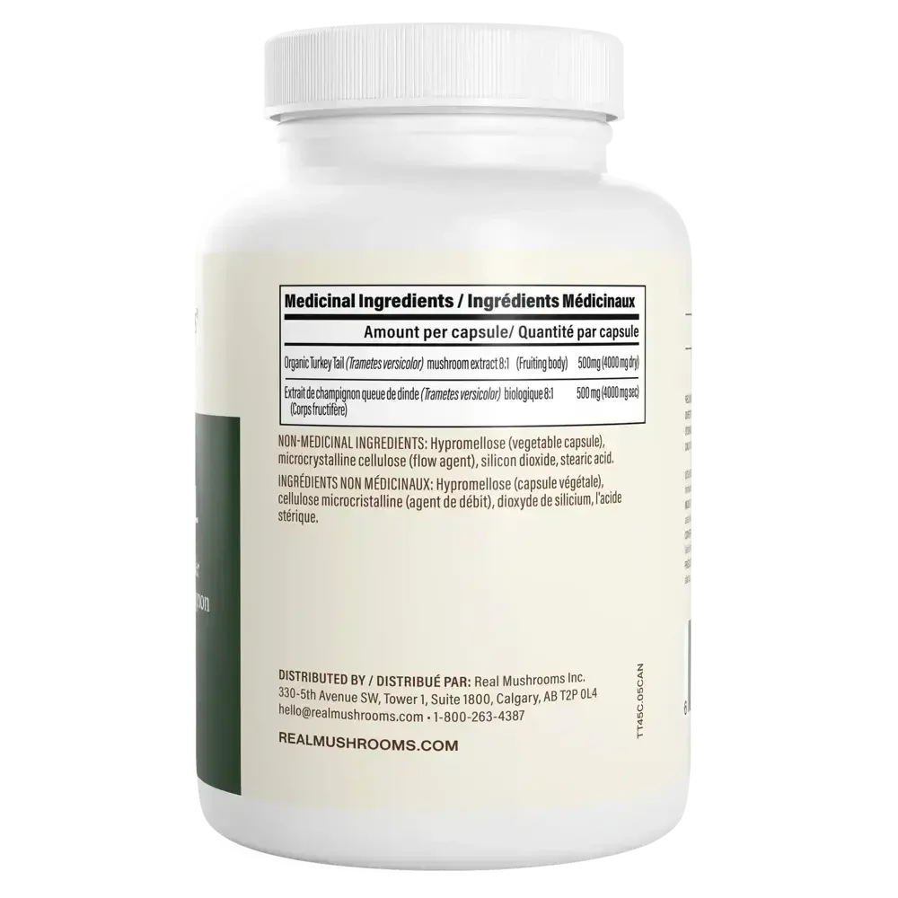Product image for Turkey Tail Mushroom Extract Capsules.