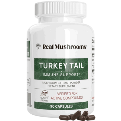 Turkey Tail Mushroom Extract Capsules