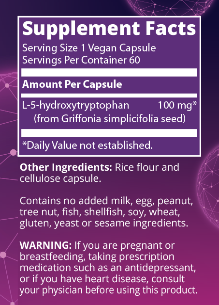 Product image for 5-HTP 100mg.