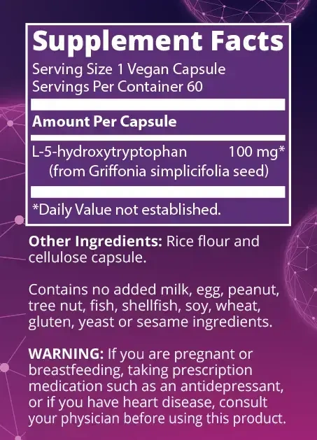 Product image for 5-HTP 100mg.