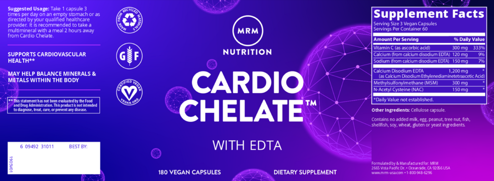 Product image for Cardio Chelate™ with EDTA.