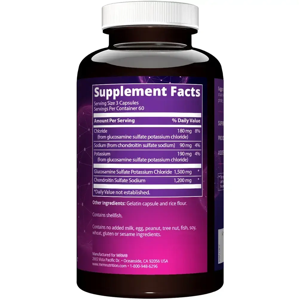 Product image for Glucosamine 1500mg/Chondroitin Sulfate 1200mg.
