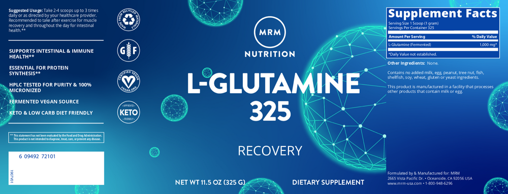 Product image for L-Glutamine Powder 325mg.