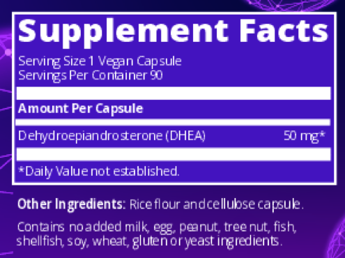 Product image for DHEA 50mg.