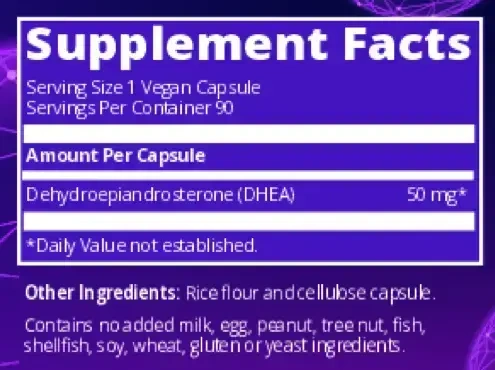 Product image for DHEA 50mg.