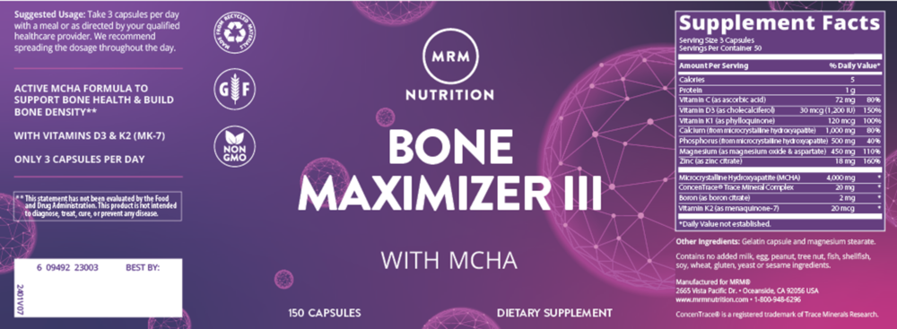 Product image for Bone Maximizer III.