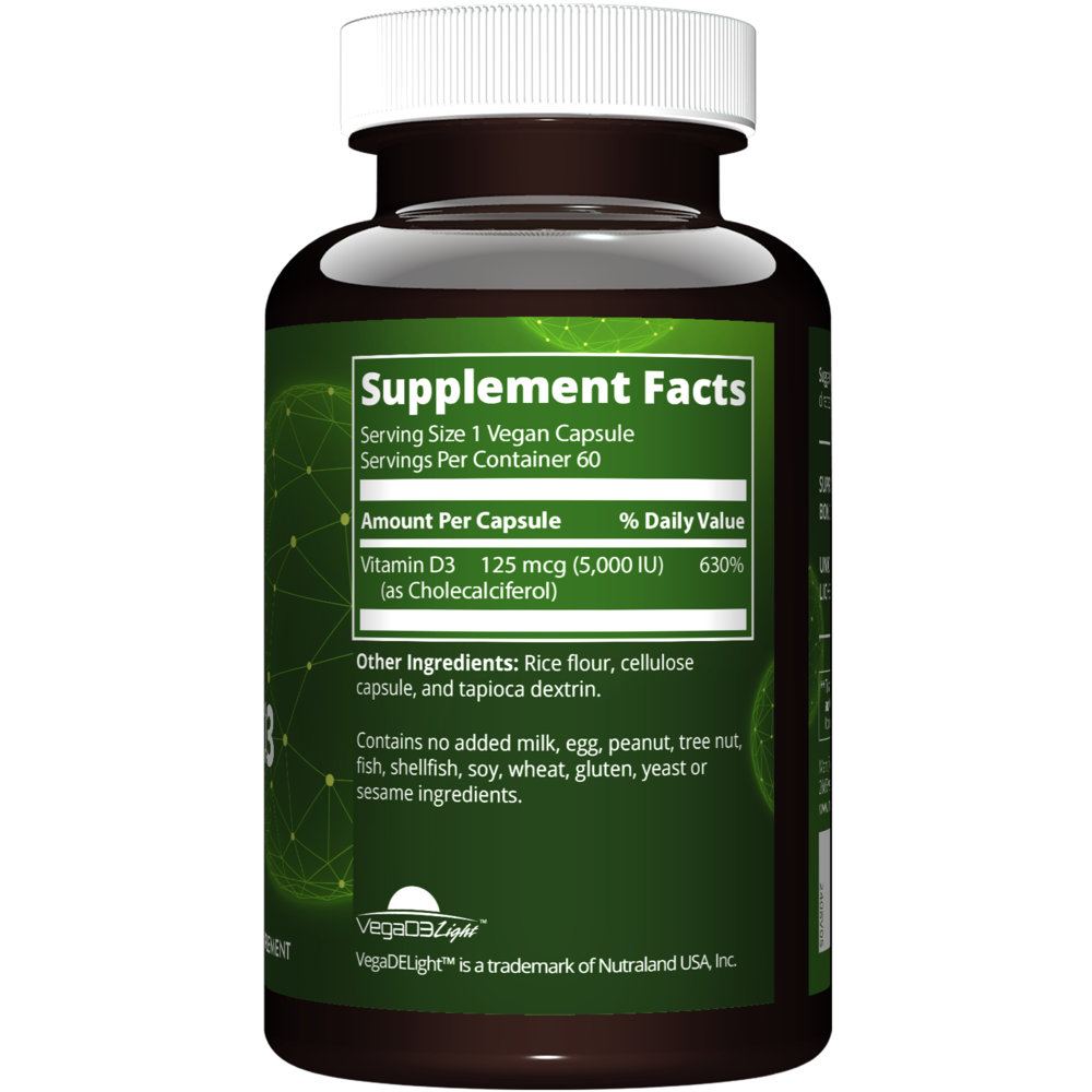 Product image for Vegan Vitamin D3 5000IU.