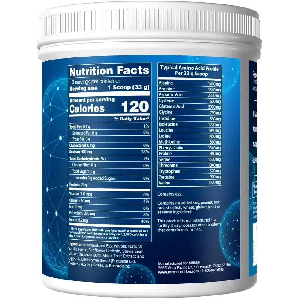 Product image for Egg White Protein - Vanilla.