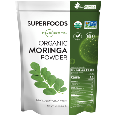 Raw Organic Moringa Leaf Powder 240 Grams