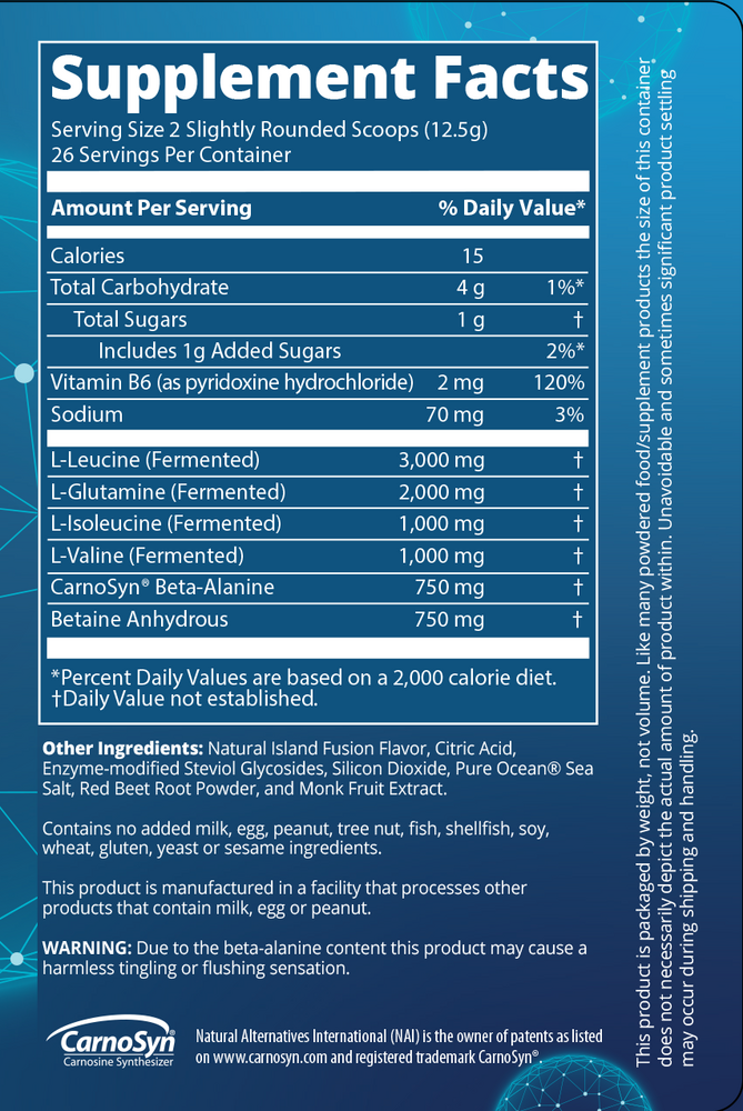 Product image for BCAA+G Reload - Island Fusion.