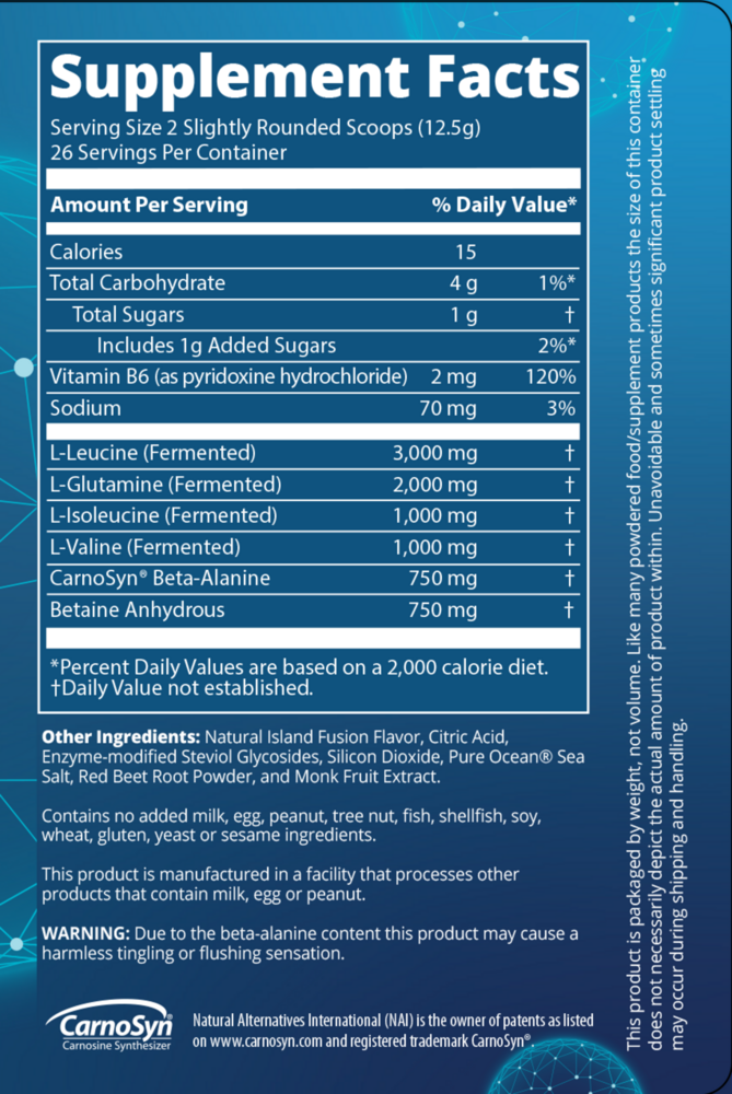 Product image for BCAA+G Reload - Island Fusion.