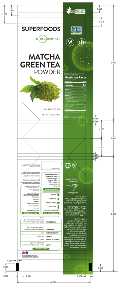 Product image for Raw Matcha Green Tea Powder.