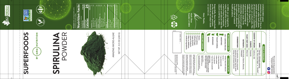 Product image for Raw Spirulina Powder.