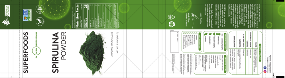 Product image for Raw Spirulina Powder.