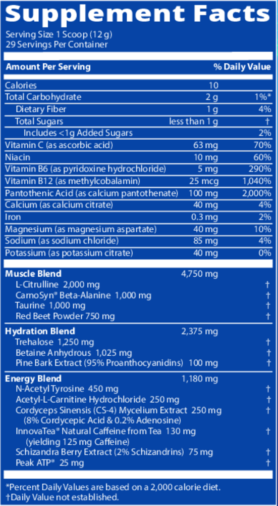 Product image for Driven™ Pre Workout Strawberry Kiwi Flavored.