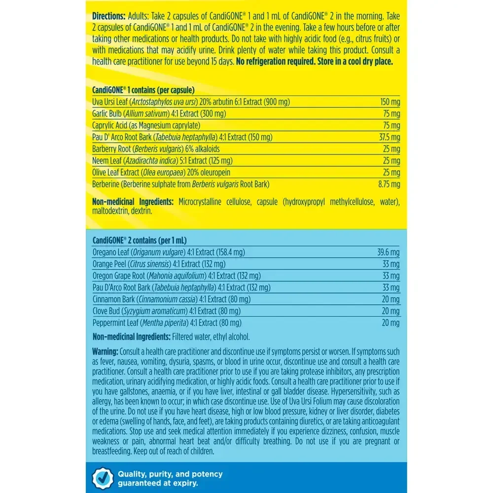 Product image for CandiGONE® 15-Day Program.
