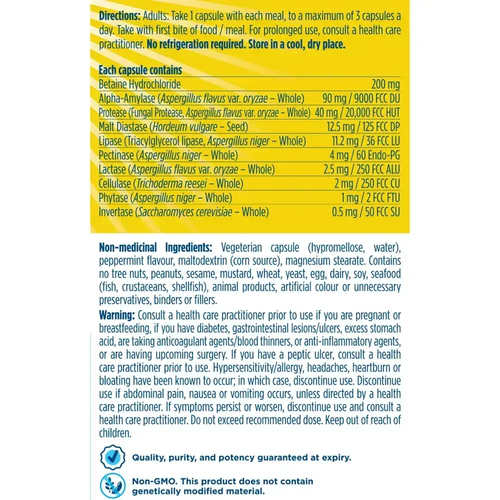 Product image for DigestMORE HCl (hydrocholric acid).