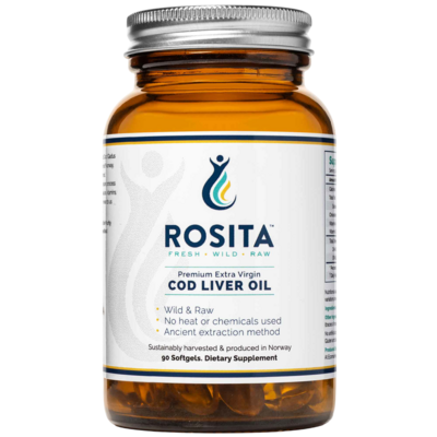 Rosita Extra Virgin Cod Liver Oil Softgels 90 Softgels