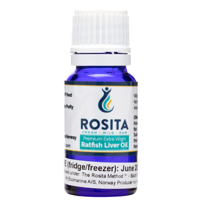 Rosita Extra Virgin Ratfish Liver Oil 10 Milliliters