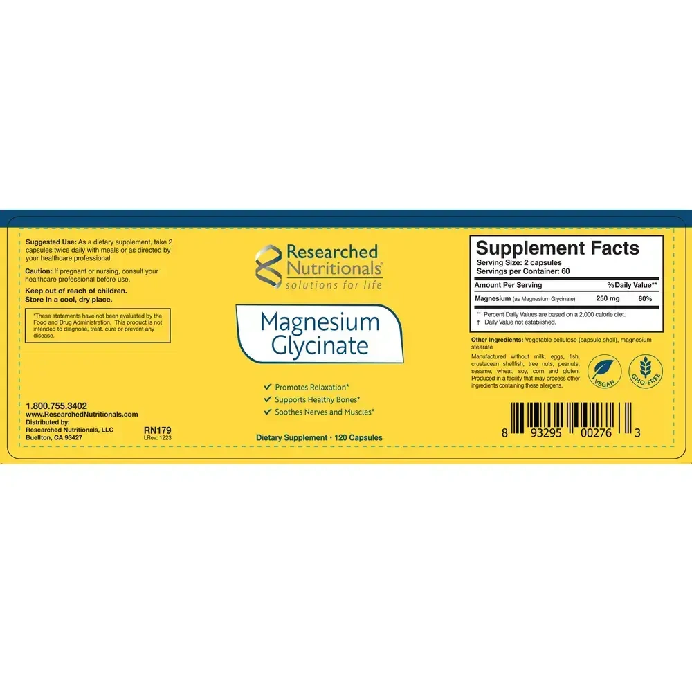 Product image for Magnesium Glycinate.