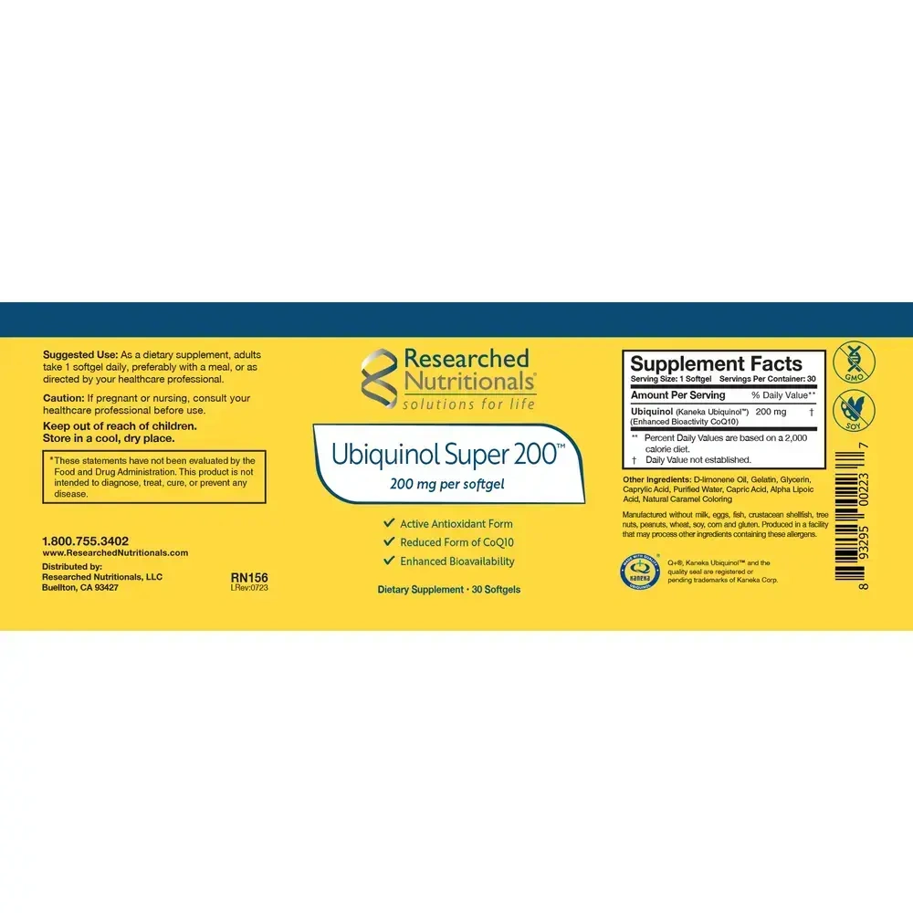 Product image for Ubiquinol Super 200™.
