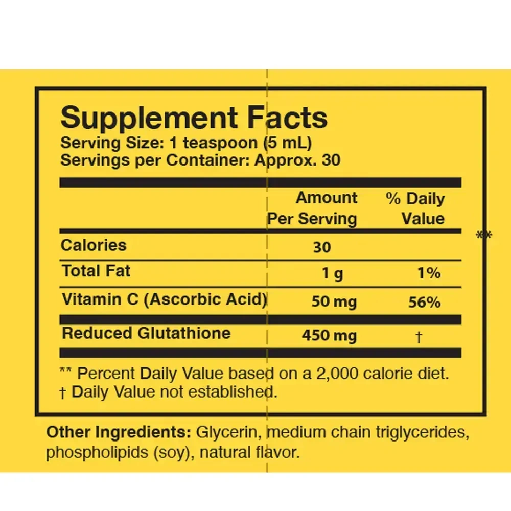 Product image for Tri-Fortify® Liposomal Glutathione Orange.