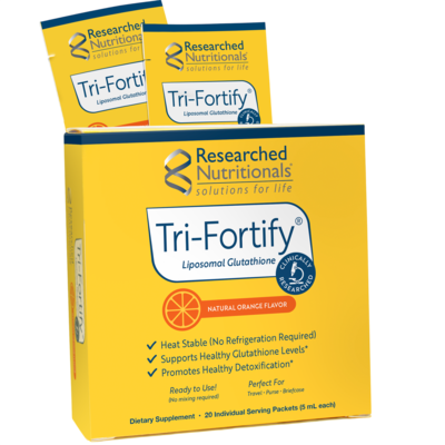 Tri-Fortify® Liposomal Glutathione Orange 20 pack box