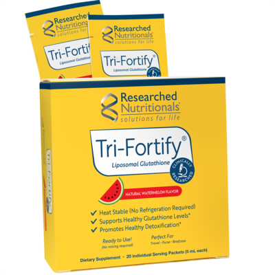 Tri-Fortify® Liposomal Glutathione Watermelon 20 pack box