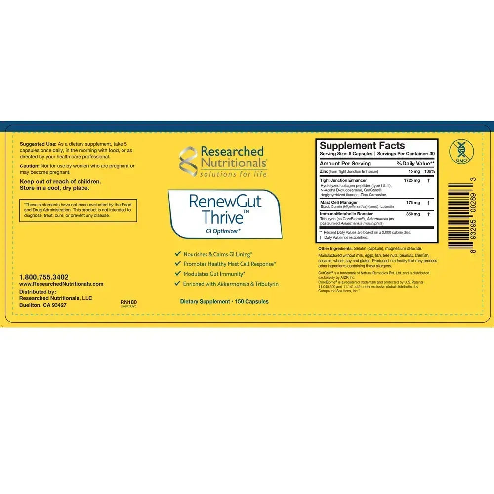 Product image for RenewGut Thrive.