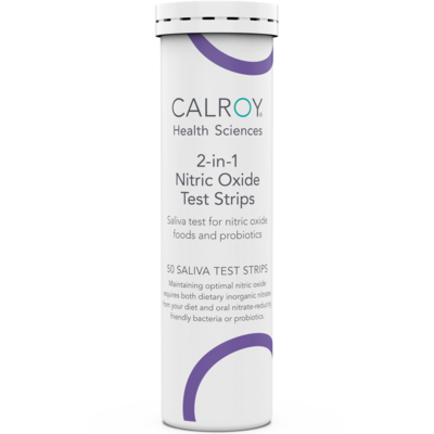 2-in-1 Nitric Oxide + Oral Microbiome Test Strips 50 Count