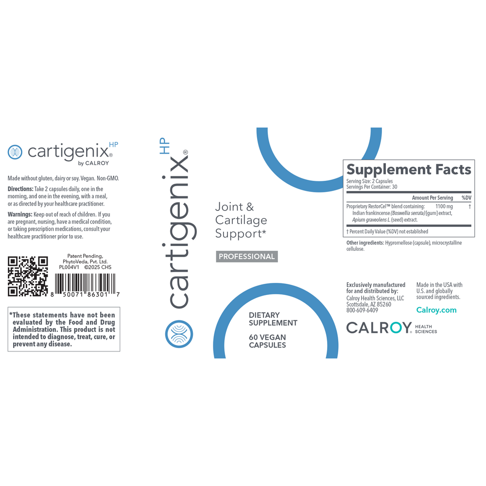 Product image for Cartigenix HP Joint &amp; Cartilage Support.