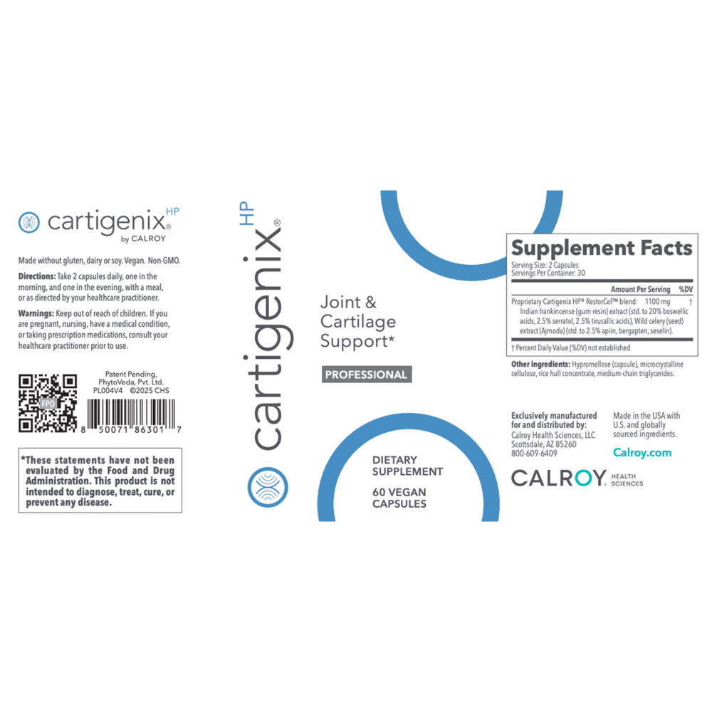 Product image for Cartigenix HP Joint &amp; Cartilage Support.
